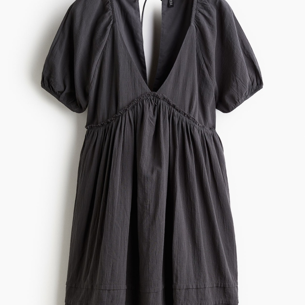 H&M Grey/Gray Mini Dress